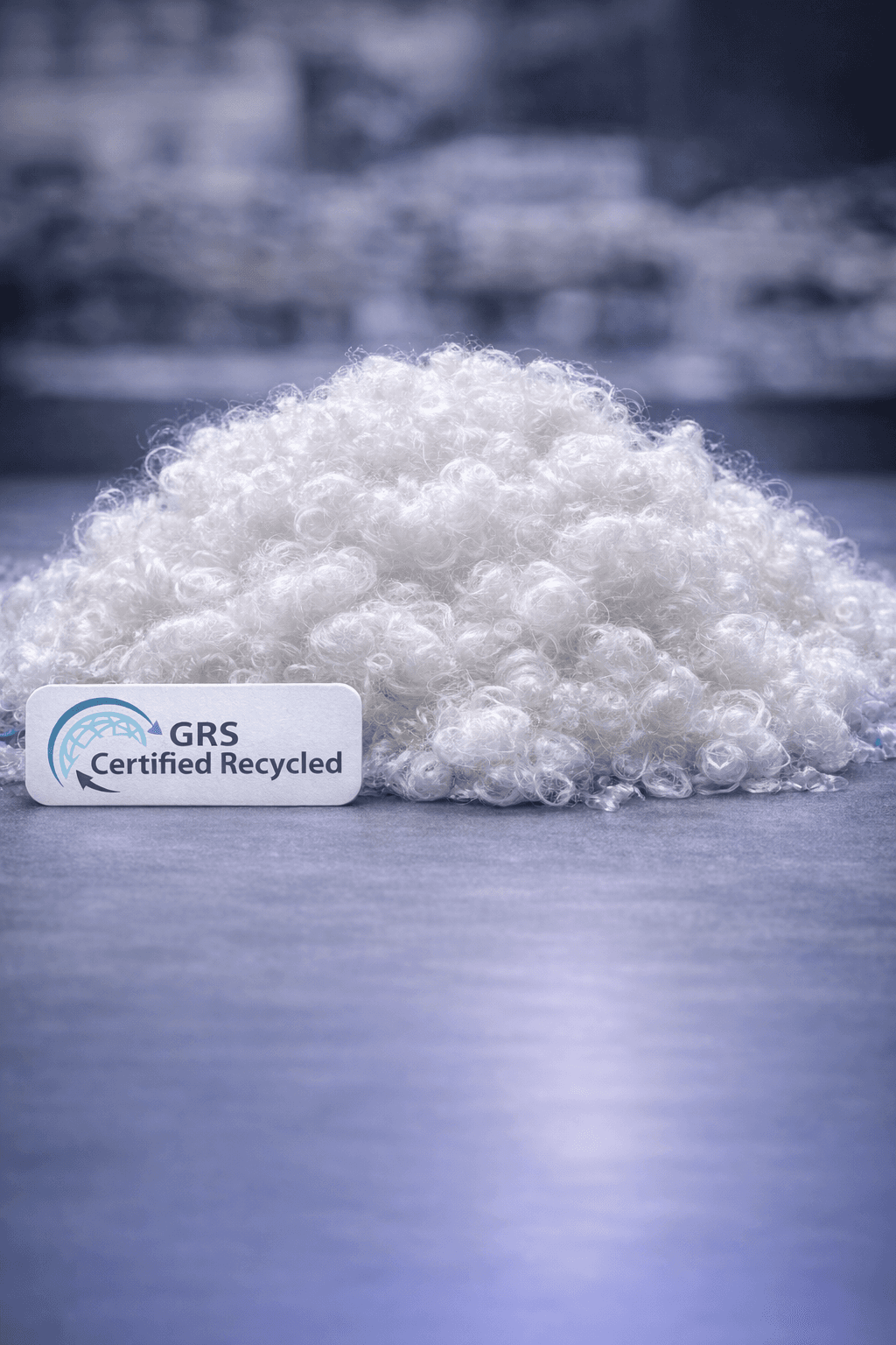 1.5D x 38 mm Raw White Polyester Staple Fiber (PSF) for Apparel, Home Textile