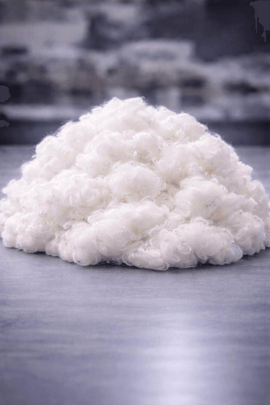 2D x 51 mm Raw White Polyester Staple Fiber (PSF) for Home Textile, Industrial